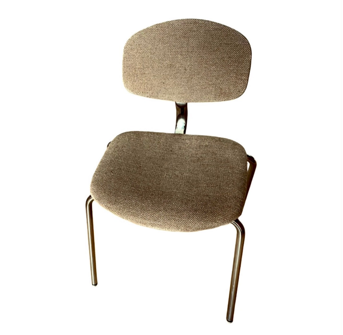 Chaise Strafor en métal chromé
