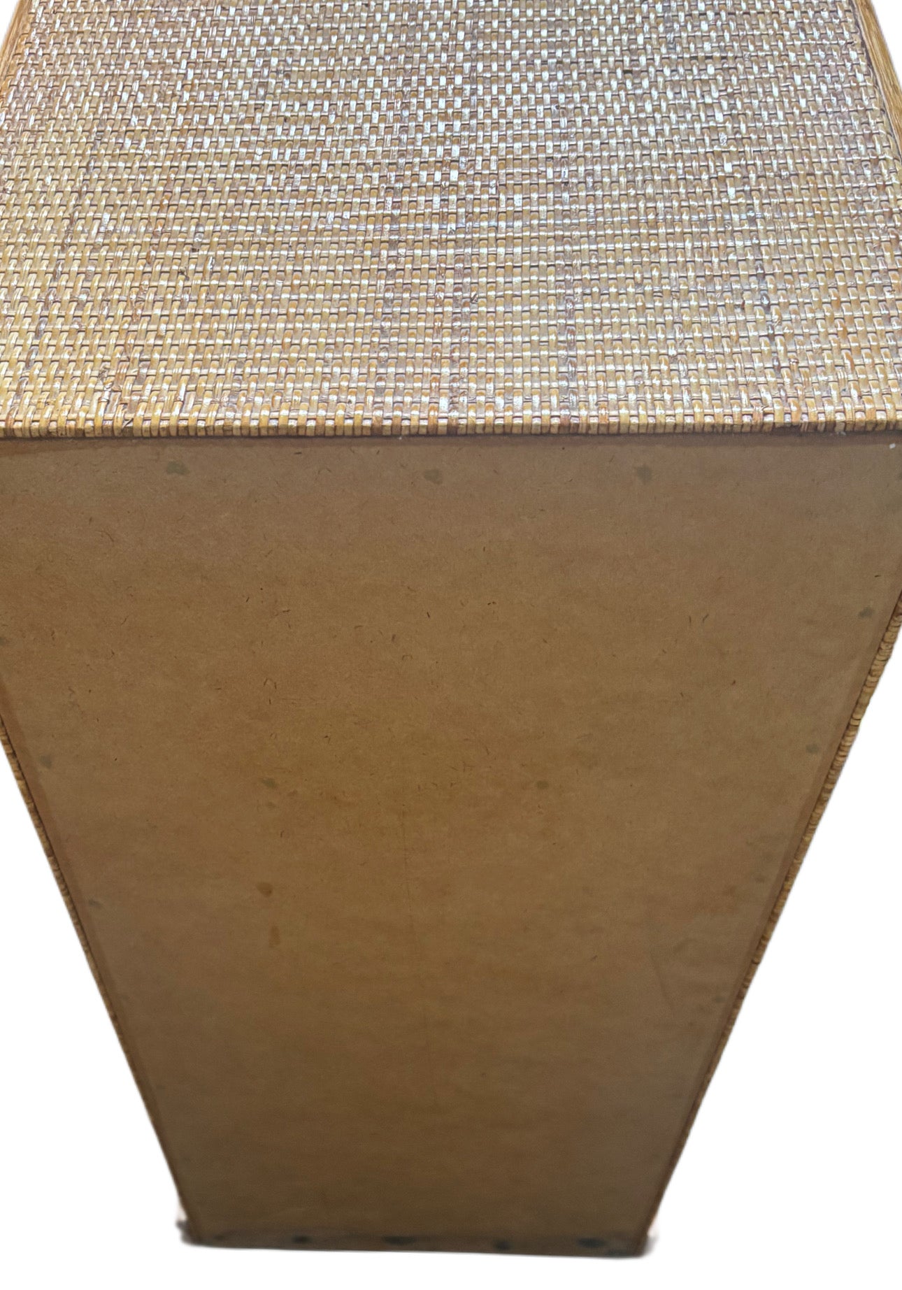 Meuble d’appoint en bambou et rotin – années 80