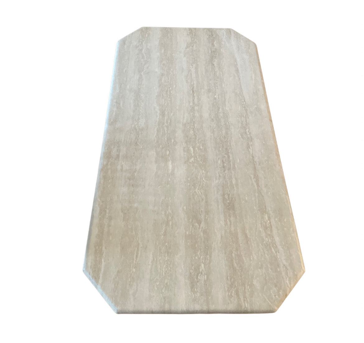 Table basse en travertin années 80
