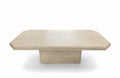 Table basse en travertin années 80