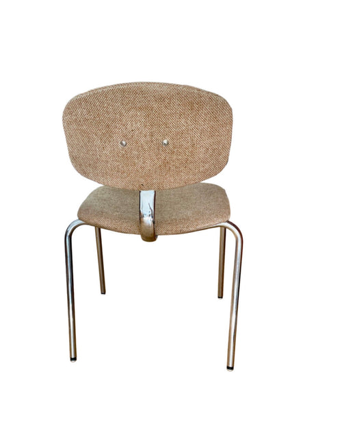 Chaise Strafor en métal chromé