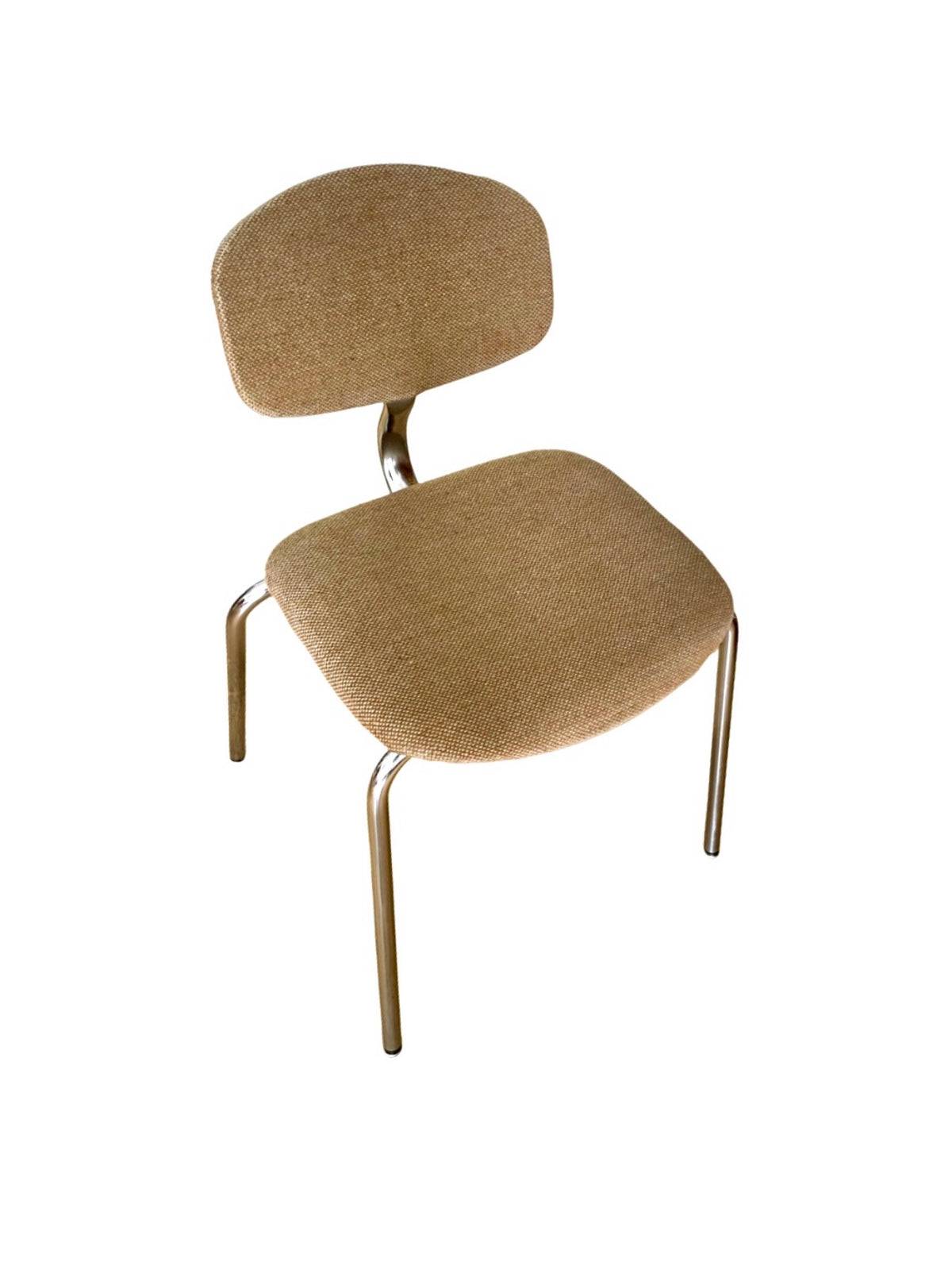 Chaise Strafor en métal chromé