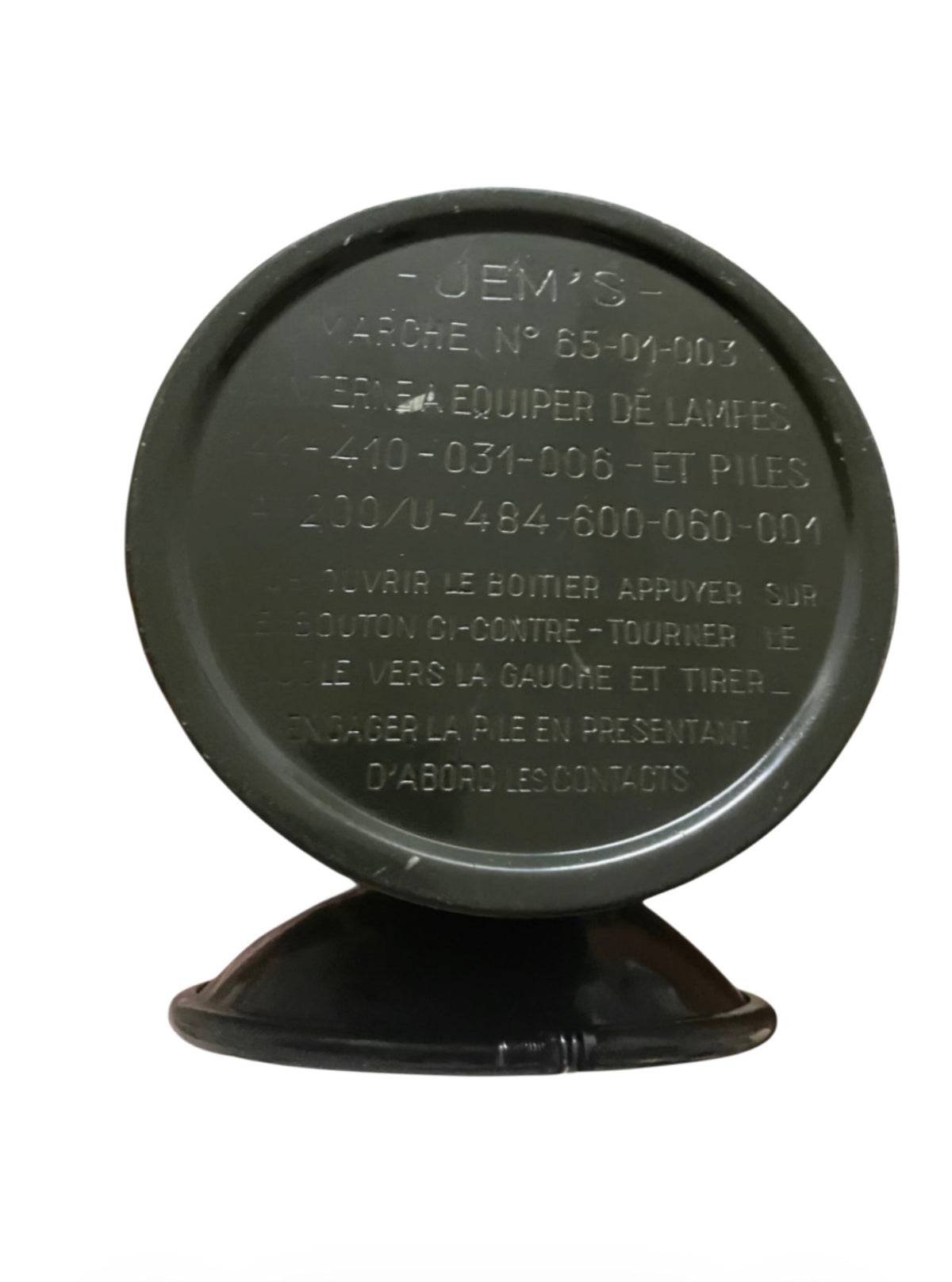 Lampe militaire française JEM’S — années 60